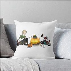 Dungeons and Dragons group Throw Pillow