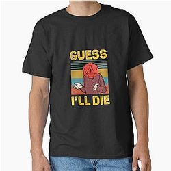 Guess I'll Die D20 Vintage Funny DnD Tabletop T-Shirt