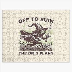 Funny DnD T-Shirt - Off Ruin the DM's Plans Puzzle
