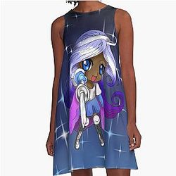 Dnd Elf Chibi-A Line Dress