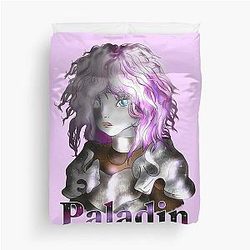 Dnd Elf Paladin Duvet Cover