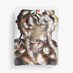 Dnd Elf Paladin Duvet Cover