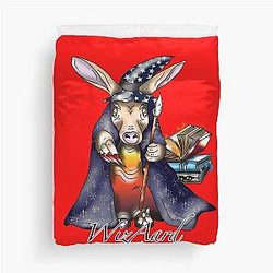 Dnd Wizard Aardvark Duvet Cover