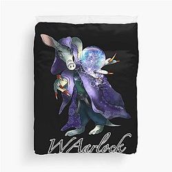 Dnd Warlock Aardvark Duvet Cover