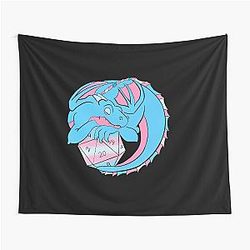 DnD Pride Dragon Dice Tapestry