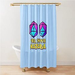 DnD Design Natural Shower Curtain