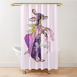 Dnd Aardvark Sorcerer Shower Curtain