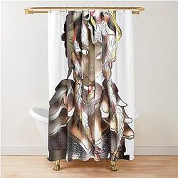 D&D Elf Paladin Shower Curtain