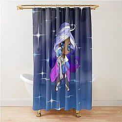 DND Elf Chibi Shower Curtain