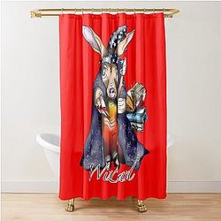 Dnd Wizard Aardvark Shower Curtain