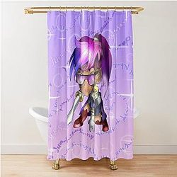 Chibi DND elf Shower Curtain