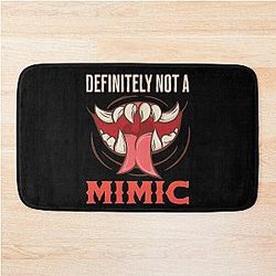 Trustworthy Monster: DnD Lover Gift Bath Mat