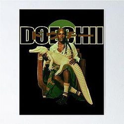 Retro Doechii Poster