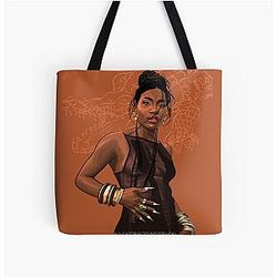 DOECHII Alligator Bites Never Over Print Tote Bag