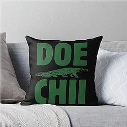 Doechii Logo Throw Pillow