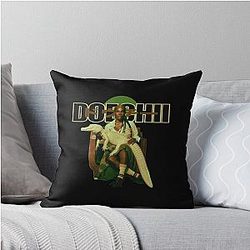 Retro Doechii Throw Pillow