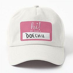 hi my name is doechii nametag dad hat