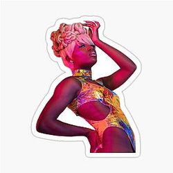 Doechii Yucky Bluckey Fruitcake Sticker