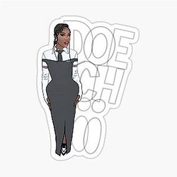 Doechii at the Grammys, Pop Art Fashion Tribute Sticker