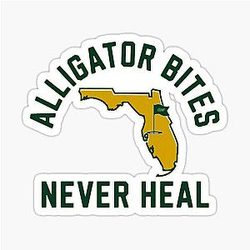 DECHII - ALLIGATOR BITES NEVER HEAL sticker