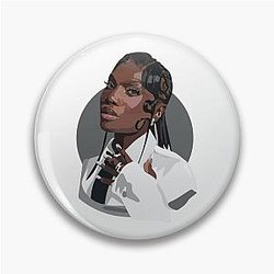 Doechii Hand Painting Pin