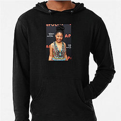 Hollywood Starlet Dominique Fishback Hoodies