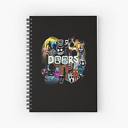 Doors All Entities New Game Update Spiral Notebook
