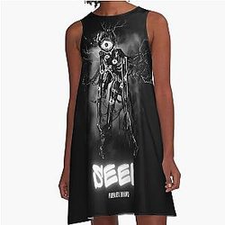 Seek A-Line Doors Game Dress