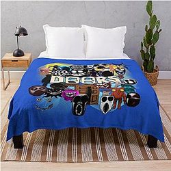 Doors The New Doors Game Update Throw Blanket
