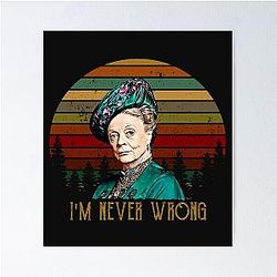 Violet Crawley Downton Abbey Poster