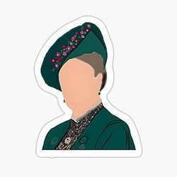 Downton Abbey Violet Crawley Classic Sticker