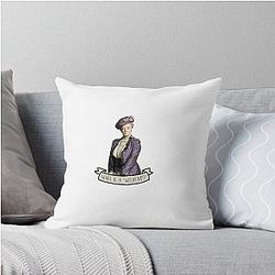 Lady Violet Dowager Countess Downton Abbey Throw Pillow