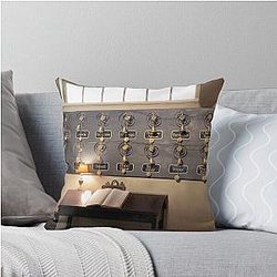 Downton Abbey in the Servant's Quarters Throw Pillow