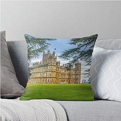 Downton Abbey Highclere Castle Throw Pillow