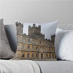 Downton Abbey Highclere Castle Throw Pillow