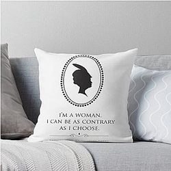 Downton Abbey Contrary Woman Throw Pillow