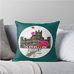 Downton Abbey Castle Throw Pillow