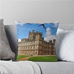 Highclere Castle Downton Abbey England UK Throw Pillow