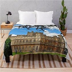 Highclere Castle Downton Abbey England UK Throw Blanket