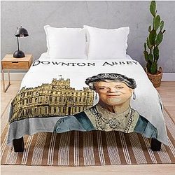 Downton Abbey Lady Violet Crawley Throw Blanket becomes Downton Abbey Lady Crawley Throw Blanket