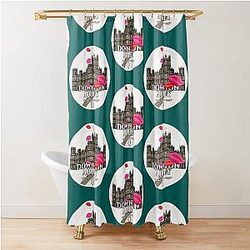 Downton Abbey Castle Love Shower Curtain