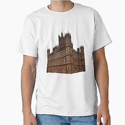 Poster of Highclere Castle Downton Abbey Hampshire UK Classic T Shirt