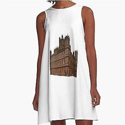 Highclere Castle Downton Abbey Hampshire UK A Line Dress