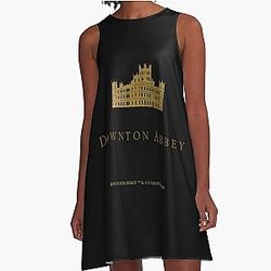 Downton Abbey at Highclere Castle A Line Dress