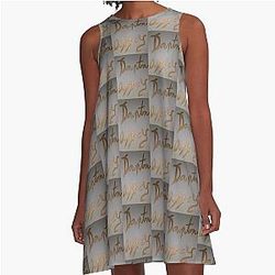 Downton Abbey A-Line Gold Dress