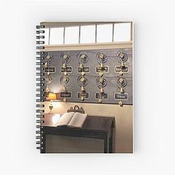 Downton Abbey Bell System in the Servant's Quarters Spiral Notebook
