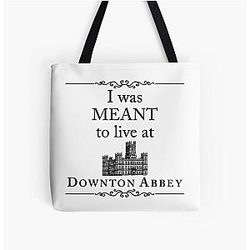 I was meant to live at Downton Abbey Tote Bag
