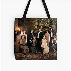 Downton Abbey Cast Print Tote Bag