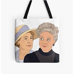 Downton Abbey Isobel Violet All Over Print Tote Bag