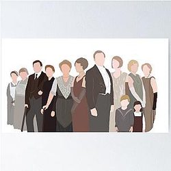 Downton Abbey Cast Poster